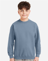 Pretreated Gildan SF000B Youth Softstyle Midweight Crewneck Sweatshirt - Lifestyle