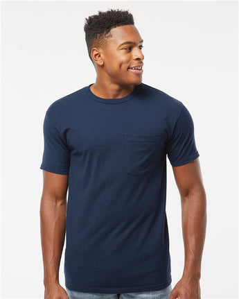 Pretreated Tultex 293 Unisex Heavyweight Jersey Pocket T-Shirt - Lifestyle