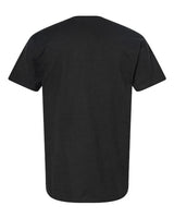 Pretreated Tultex 290 Unisex Heavyweight Jersey T-Shirt - Black - Back