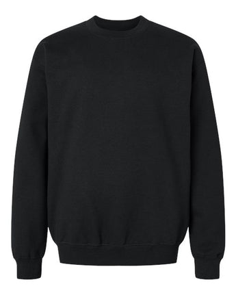 Pretreated Gildan SF000B Youth Softstyle Midweight Crewneck Sweatshirt - Black