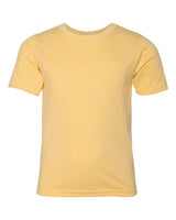 Pretreated Next Level 3312 Youth CVC Tee - Banana Cream