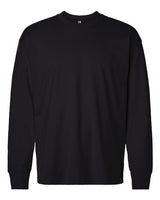 Pretreated Next Level 7211 Unisex Heavyweight Long Sleeve Tee - Black
