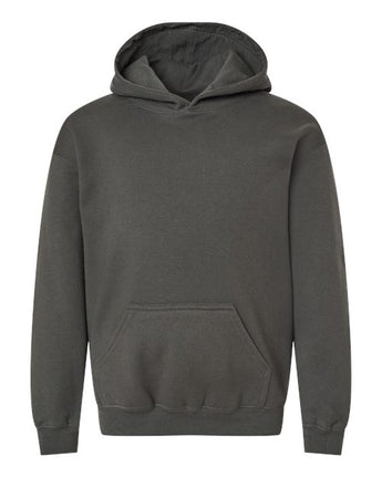 Pretreated Tultex 320Y Youth Hooded Sweatshirt - Charcoal