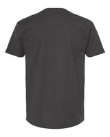 Pretreated Tultex 293 Unisex Heavyweight Jersey Pocket T-Shirt - Charcoal - Back