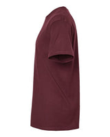 Pretreated Tultex 290 Unisex Heavyweight Jersey T-Shirt - Burgundy - Side