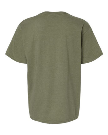 Pretreated Gildan 64000BCVC Softstyle CVC Youth T-Shirt - Cactus - Back