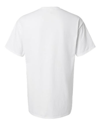 Pretreated Hanes 5280T Unisex Essential-T Tall T-Shirt - White - Back