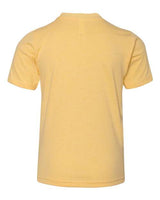 Pretreated Next Level 3312 Youth CVC Tee - Banana Cream - Back