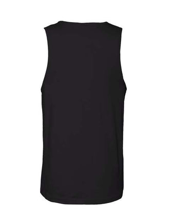 Pretreated Next Level 3633 Unisex Cotton Tank - Black - Back