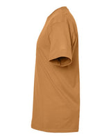 Pretreated Tultex 290 Unisex Heavyweight Jersey T-Shirt - Camel - Side