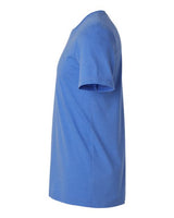 Pretreated Tultex 602CVC Unisex Combed CVC T-Shirt - Heather Columbia Blue - Side