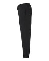 Pretreated American Apparel RF491 Unisex ReFlex Fleece Sweatpants - Black - Side