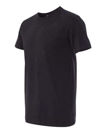 Pretreated Next Level 6410 Unisex Sueded Tee - Black - Side