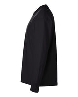 Pretreated Next Level 7211 Unisex Heavyweight Long Sleeve Tee - Black - Side