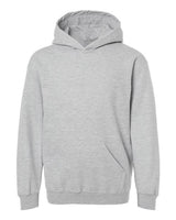 Pretreated Tultex 320Y Youth Hooded Sweatshirt - Heather Grey