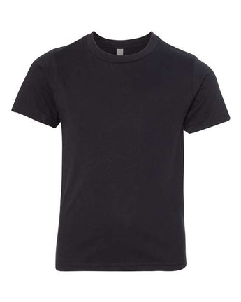 Pretreated Next Level 3312 Youth CVC Tee - Black