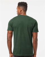 Pretreated Tultex 290 Unisex Heavyweight Jersey T-Shirt - Forest - On Model - Back