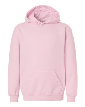 Pretreated Tultex 320Y Youth Hooded Sweatshirt - Light Pink