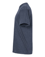 Pretreated Tultex 290 Unisex Heavyweight Jersey T-Shirt - Heather Denim - Side