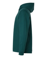 Pretreated Gildan 75500 Unisex Hammer Maxweight Hooded T-Shirt - Fan Marine Green - Side