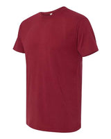 Pretreated Next Level 6410 Unisex Sueded Tee - Cardinal - Side