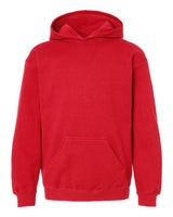 Pretreated Tultex 320Y Youth Hooded Sweatshirt - Red