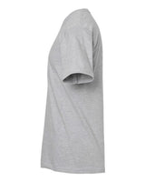 Pretreated Tultex 290 Unisex Heavyweight Jersey T-Shirt - Heather Grey - Side