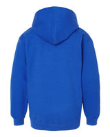 Pretreated Tultex 320Y Youth Hooded Sweatshirt - Royal - Back