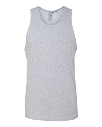 Pretreated Next Level 3633 Unisex Cotton Tank - Heather Grey