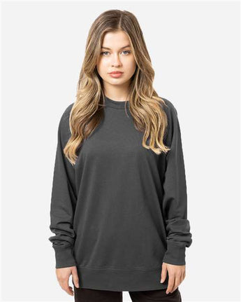 Pretreated econscious EC5200 Unisex Motion Crewneck Sweatshirt - Graphite - On Model