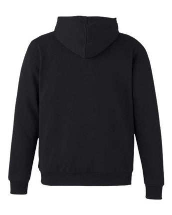 Pretreated econscious EC5300 Unisex Reclaimist Fiber Hooded Sweatshirt - Black - Back