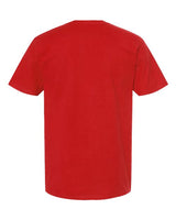 Pretreated Tultex 290 Unisex Heavyweight Jersey T-Shirt - Red - Back