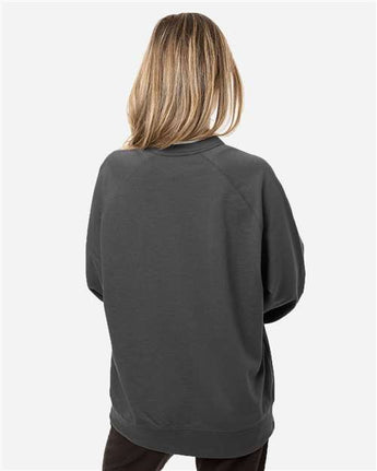 Pretreated econscious EC5200 Unisex Motion Crewneck Sweatshirt - Graphite - On Model - Back