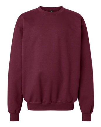 Pretreated Gildan SF000B Youth Softstyle Midweight Crewneck Sweatshirt - Maroon