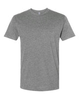 Pretreated Next Level 6410 Unisex Sueded Tee - Dark Heather Grey
