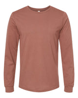 Pretreated BELLA+CANVAS 3501 Unisex Jersey Long Sleeve Tee - Chestnut