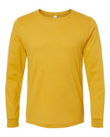 Pretreated BELLA+CANVAS 3501 Unisex Jersey Long Sleeve Tee - Mustard