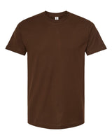 Pretreated Tultex 202 Unisex Fine Jersey T-Shirt - Brown