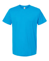 Pretreated Tultex 202 Unisex Fine Jersey T-Shirt - Turquoise