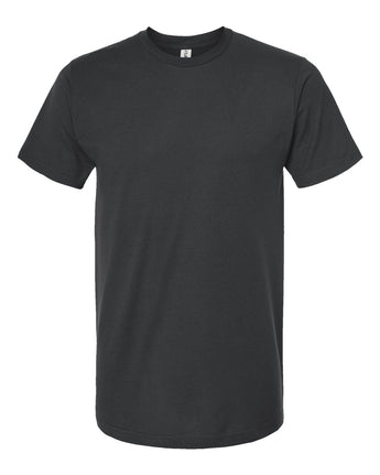 Pretreated Tultex 202 Unisex Fine Jersey T-Shirt - Coal