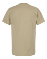 Pretreated Tultex 290 Unisex Heavyweight Jersey T-Shirt - Sand - Back