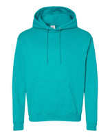 Pretreated Hanes P170 Unisex Ecosmart Hooded Sweatshirt - Athletic Teal