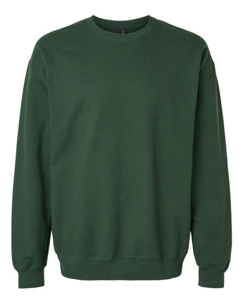 Pretreated Gildan SF000 Softstyle Midweight Crewneck Sweatshirt - Forest Green