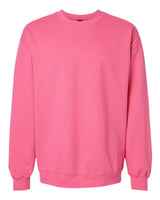 Pretreated Gildan SF000 Softstyle Midweight Crewneck Sweatshirt - Pink Lemonade