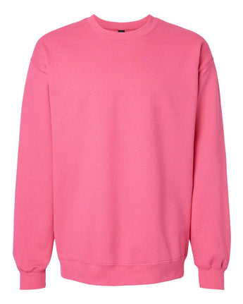 Pretreated Gildan SF000 Softstyle Midweight Crewneck Sweatshirt - Pink Lemonade