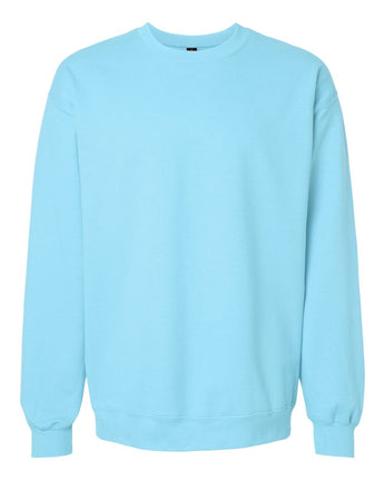 Pretreated Gildan SF000 Softstyle Midweight Crewneck Sweatshirt - Sky