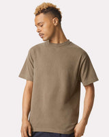 Pretreated American Apparel 1301GD Unisex Garment-Dyed Heavyweight Cotton Tee - Faded Brown