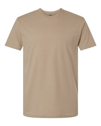 Pretreated Next Level 3600 Unisex Cotton Short Sleeve Crew - Tan