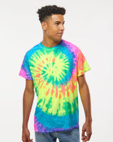 Pretreated Colortone 1000 Unisex Multi-Color Tie-Dyed T-Shirt