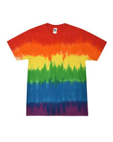Pretreated Colortone 1000 Unisex Multi-Color Tie-Dyed T-Shirt - Pride